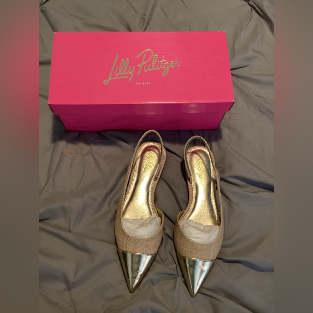 Lilly Pulitzer Dorsey slingback shoes - Picture 8 of 9